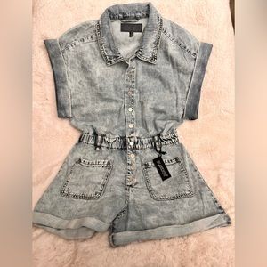 BLANKNYC DENIM ROMPER SIZE S